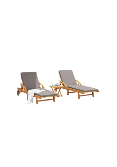 2 Ad Şezlong Minder Beycik Bükü Koyu 180 55 5 Cm Silinir Yıkanı