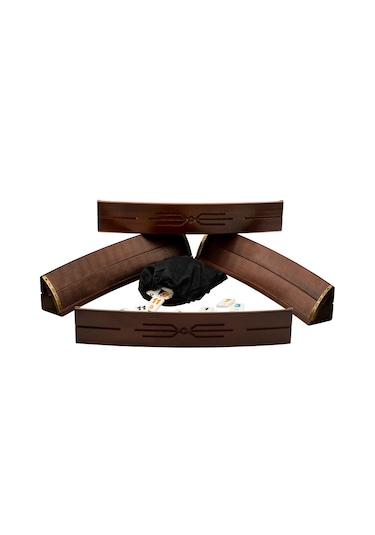 Markafox Cpx Oval Lüx Yüksek Kalite Birinci Sınıf Ağaç Okey Set