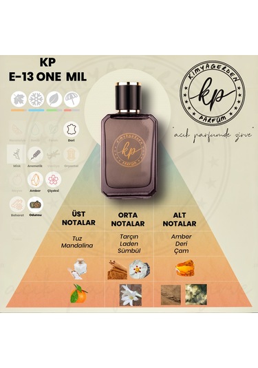 Kimyagerden E-13 Erkek Parfüm EDP 50 ML