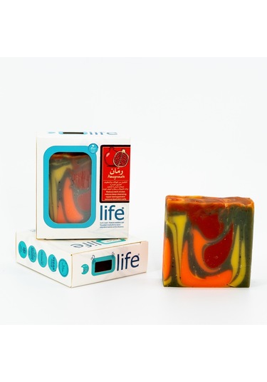 Olife Soap Doğal El Yapımı Nar Kokulu Sabunu 3 x 100 G