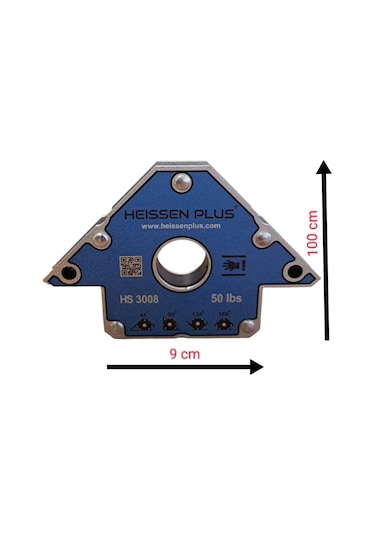 Heissen Plus Kaynak Için Manyetik Gönye 3008