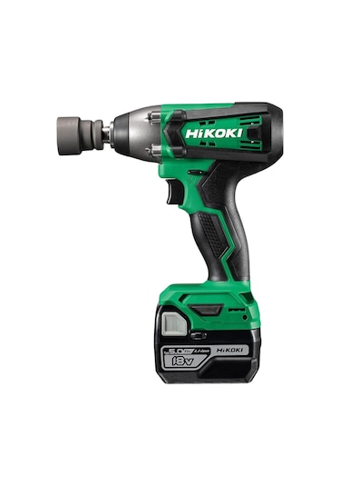 Hikoki WR18DF-5.0 18V/5.0AH 220NM 1/2" Çift Akülü Şarjlı Darbeli Somun Sıkma Makinesi