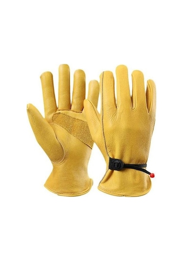 Novahub 1 Çift Thinsulate Astar Kış Sıcak Eldiven Ultra Kalın Aşınmaya Dayanıklı Kaymaz Tasarım Tam Parmak Bahçe Eldivenleri - Xl