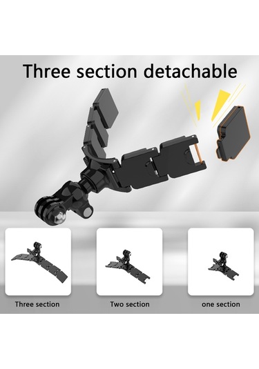 Flw418 Gopro/djı/ınsta360 Motosiklet Kask Çene Montaj Tutucu Eylem Kamera Braketi