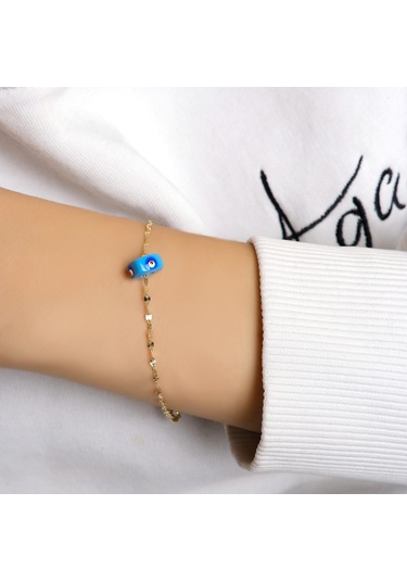 Aytekkuyumculuk Yaprak Bileklik Sarı Altın