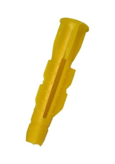 Plastik Roket Dübel 8 Lik 500 Adet Sarı 8 Mm Hırdavat Vida