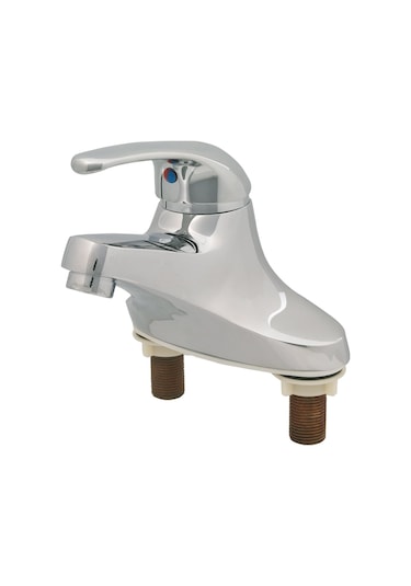 T&s Pirinç B-2711 Tek Kollu Musluk, 10 Cm Merkezi Açık Bej