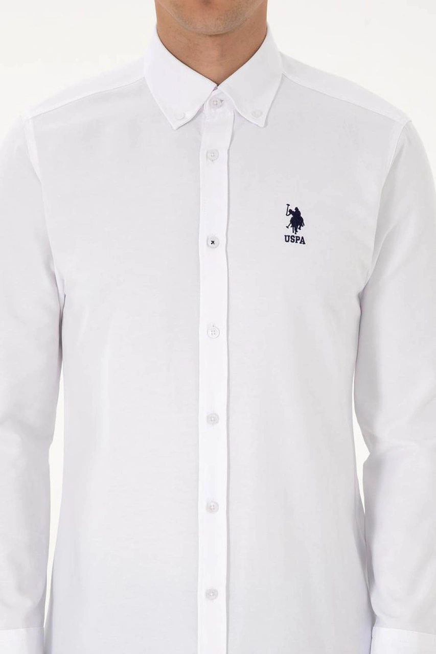 U.s. Polo Assn. Nova025k Beyaz Erkek Gömlek 2225592 Beyaz