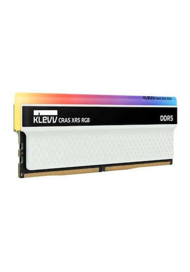 Klevv KD5AGUA80-62A320S Cras XR5 RGB 32GB (2x16GB) 6200MHz CL32 INTEL XMP 3.0 – AMD EXPO DDR5 Heatsink Beyaz Ram