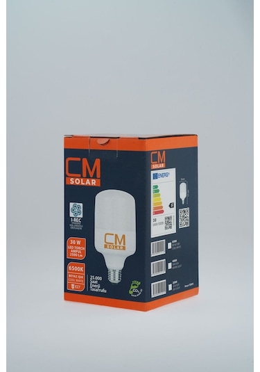 30w Yüksek Performanslı Led Torch Ampul, E27 Duy, 6500k Beyaz Işık, 2500 Lümen