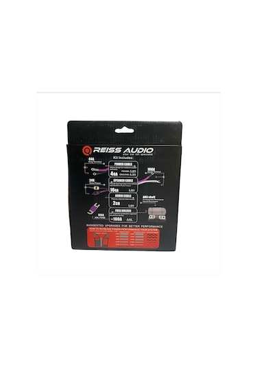 Reiss Audio Rs-awg44 4ga Oto Anfi Kablo Seti