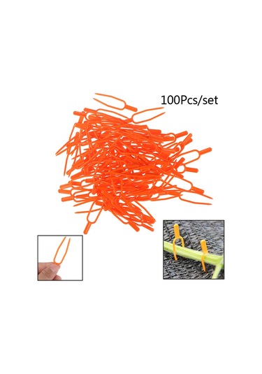 Lebihmurah 2707 100 Adet Faydalı Bahçe Aletleri Plastik Kaliteli Bitki Klipleri Stolons Sabitleme Sabitleme Karşılaşma