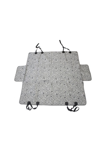 Köpek Koltuğu Kapağı Su Geçirmez Araç Koltuğu Koruyucu, Hayvanlar İçin Renkli Kemik Desenli, Çizilmez Kaymaz Arka Koltuk Kapağı Araçlar, Kamyonlar, Suv'ler İçin