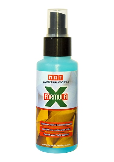 Formulax Mat Lastik Parlatıcı Koruyucu Sprey 100 Ml Mavi