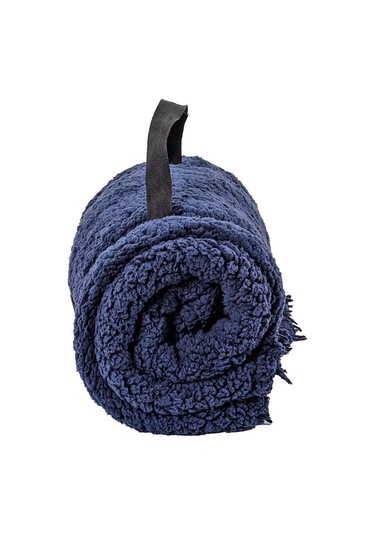 Peluş Polar Kamp Battaniyesi - Lacivert - Acil Durum Battaniye - Argeus Camp Çok Renkli