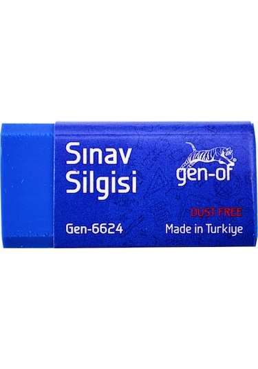 Gen-of Hb Köşeli Kurşun Kalem 12'li + Kopya Kalemi 6'lı Kırmızı + Sınav Silgisi 3'lü