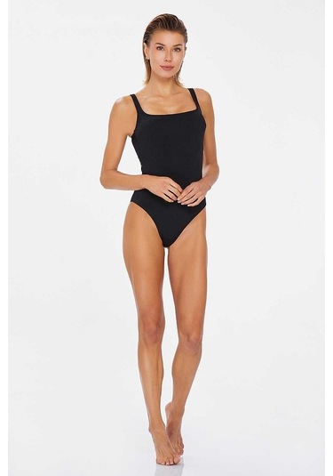 Lapieno 3832 Kadın Kalın Askı Mayo 001