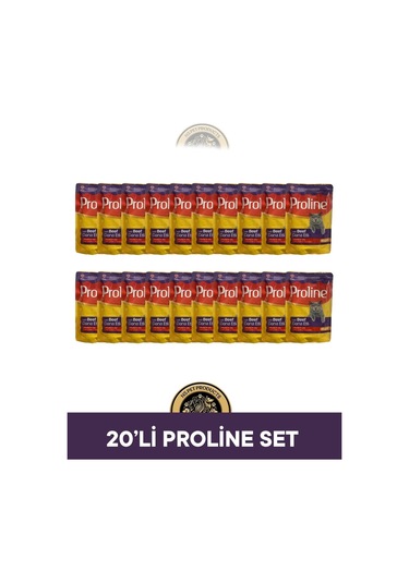 Proline Pouch Dana Etli Yaş Kedi Maması 20x85gr