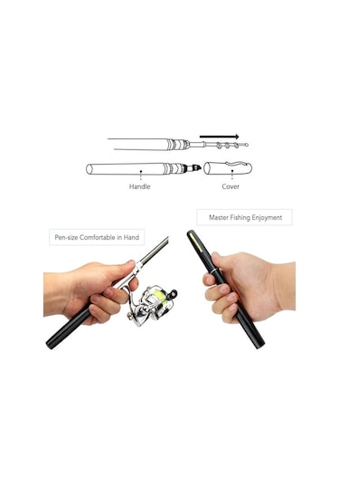 Xianwen Cep Katlanabilir Olta Makinesi Kombinasyonu Mini Kalem