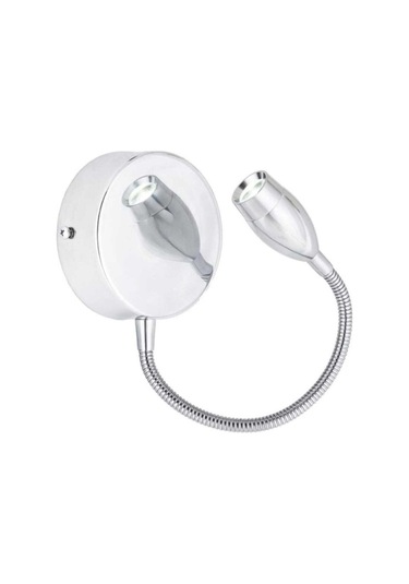 Led Spiralli Okuma Lambası Otel Tipi Yatak Başı Yerli Üretim Gri