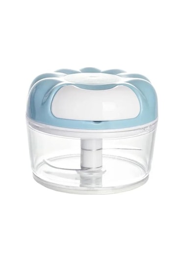 Manuel Mini Gıda Sarımsak Doğrayıcı El Çekme Blender Sebze Kıyma Makinesi Kırıcı Öğütücü Aletler Taşınabilir Sarımsak Presi Mutfak Aletleri Mavi Mavi