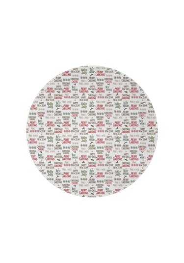 Noel Desenli 47 İnç Yuvarlak Flanel Battaniye, Yetişkin Ve Çocuk İçin, Yumuşak, Rahat Ve Hafif Noel Bayram Metni