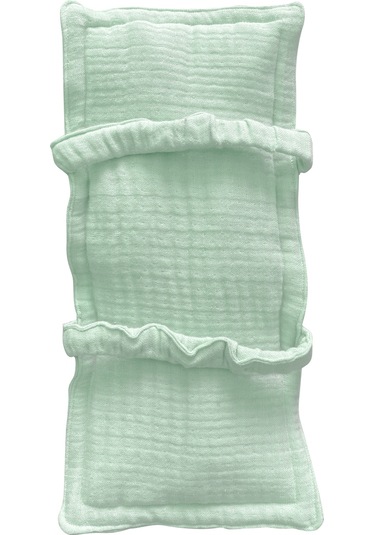 Pamuk Muslin Bebek Emzirme Yastığı Ter Emici Kol Yastığı Mint