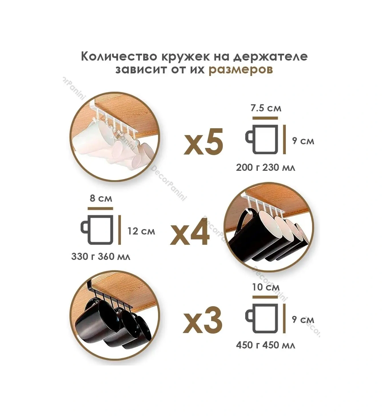 Decorpanini Bardak Ve Mutfak Gereçleri Tutucu 51865761 Beyaz