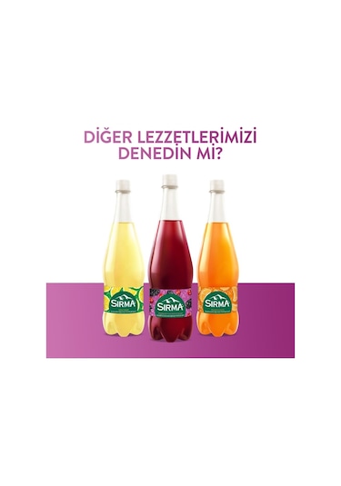 Sırma C Vitaminli Mandalina Aromalı Doğal Maden Suyu 1 Lt X 6 Adet