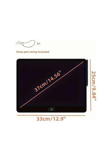 Trendooze 41cm Gaojunshop01 Açık Mavi Lcd Yazı Çizim Tablet Eğitici Doğum Günü Noel Hediye Açık Mavi