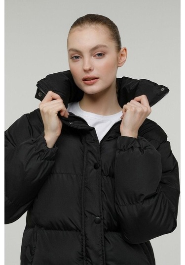 Kinetix Serena Coat 2pr Kadın Uzun Kaban W-sn2060-siyah Siyah