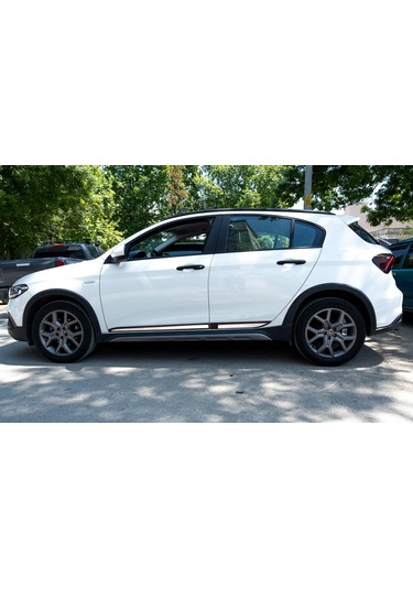 Alfa Fiat Egea Cross Hb Krom Yan Kapı Çıtası 4 Parça Abs Krom 2015 Ve Sonrası