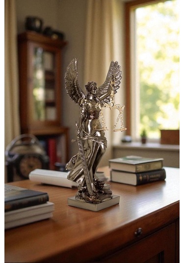 Kanatlı Adalet Tanrıçası Themis Biblosu