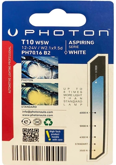 Photon T10 W5W Blister PH7016 B2