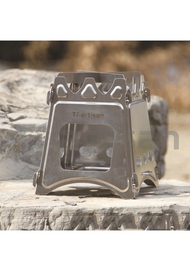 Wondernest Ws009m Taşınabilir Sobası Paslanmaz Çelik Kamp Ocağı Odun Mekan Isıtıcı Dış Mekan Ayrılabilir 304 No Model Çok Renkli