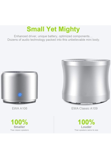 Jms Ewa106 Pro Mini Taşınabilir Su Geçirmez Hoparlör