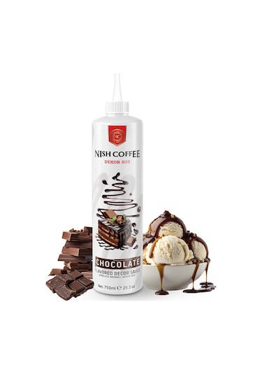 Nish Çikolata Aromalı Dekor Sos 750 Gr