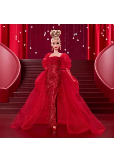 Jbj17 Mattel 80. Yıl Dönümü Koleksiyon Bebek - Sarışın Diğer