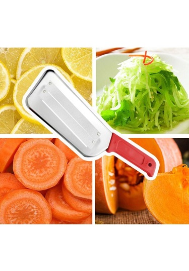 Çift Katmanlı Sebze Rendesi Rahat Sap Dilimleme Aletleri Pratik Rende Dilimleyici Yeşil