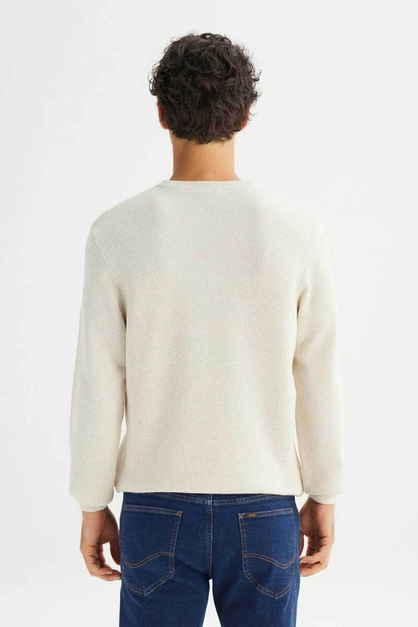 Lee Triko Ekru Erkek Kazak L2520364104 Ekru