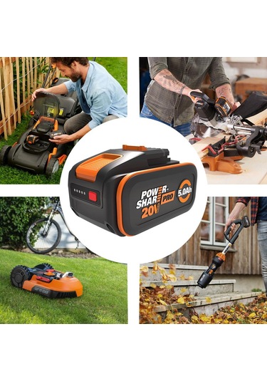 Worx Wa3645 20volt 5.0ah Li-ion Powershare Pro Yedek Akü