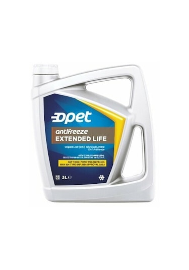 Opet Extended Life Kırmızı Konsantre Antifriz 3 Litre 70C
