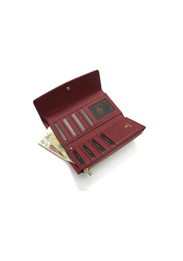 Bordeaux Cüzdan & Kartlık Kadın Diğer 2801 Roncato Flother Skın Wallet Bordeaux Bordo