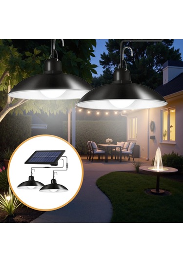 Suntek Güneş Enerjili Sarkıt Işıklar Ahır, Sera, Kamp Beyaz