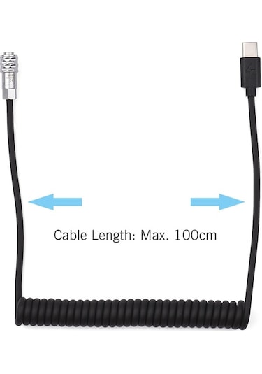 Novahub Andoer Usb-c Bmpcc 4k/6k Güç Kablosu - Qc/pd Hızlı Şarj, 1m Siyah, Yüksek Kalite, Kullanıcı Dostu