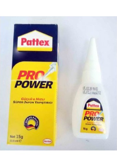 Pattex 1723117 Süper Japon Yapıştırıcı Pro Power 15 Gr. 10 Adet