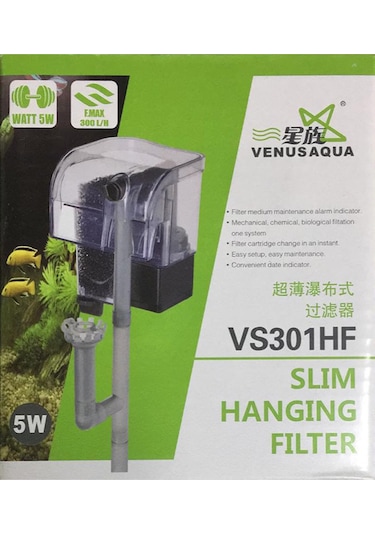 Venusaqua Vs301hf Akvaryum Şelale Filtre 5w 300l/H
