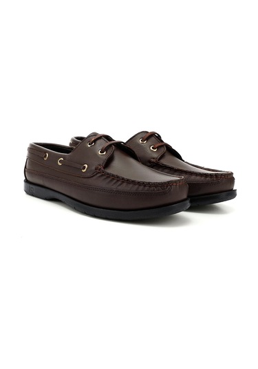 Gönderi R Erkek Kahve Antik Bağcıklı Kauçuk Taban Hakiki Deri Ayakkabı Ddma30726490 Kahve