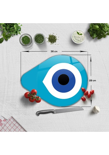 Decorita Cam Kesme Tahtası Damla Serisi - 1 28 x 36 CM