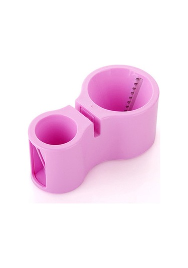 Cbtx Çok Fonksiyonlu Spiral Çift Başlı Rende Kalemtıraşlı Mutfak Aletleri Pembe